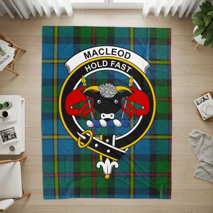 Macleod Hold Fast Clan Crest Tartan Rug product