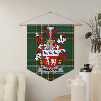 Halloran Family Crest Wall Hanging Home Decor product type