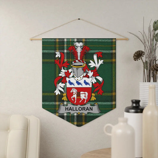Halloran Family Crest Wall Hanging Home Decor product type