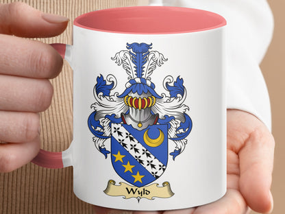 Clan Wyllie Scottish Coat of Arms Mug - Living Stone Gifts