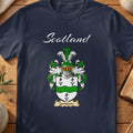 Jamieson Scottish family shield T-shirt in Navy