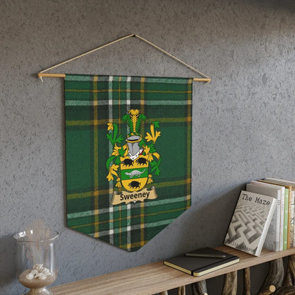 Sweeney Family Crest Tartan Wall Hanging product type
