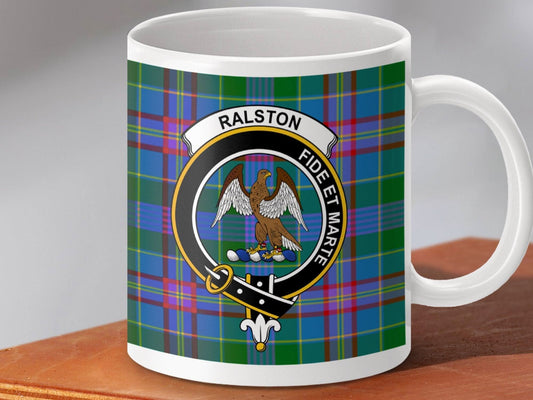 Ralston Fide Et Marte Tartan Eagle Mug product
