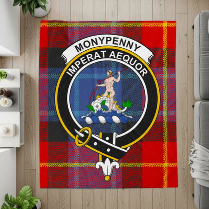 Moneypenny Coat of Arms Tartan Blanket product type