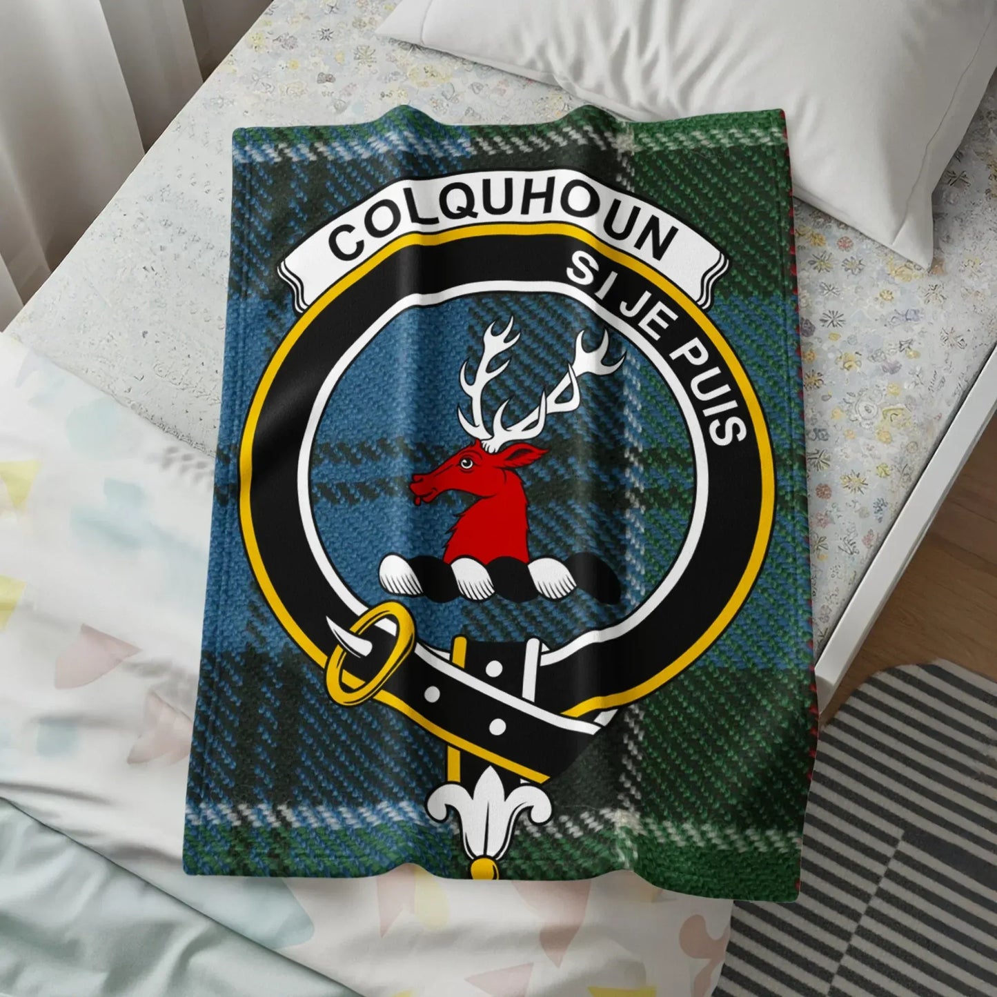 Clan Colquhoun Badge Design Printed Blanket product