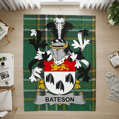 Customizable Bateson Family Crest Flag product