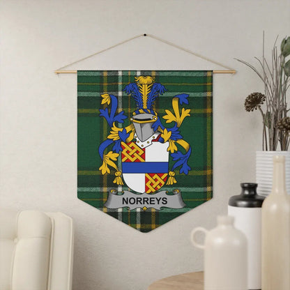 Norreys Tartan Family Crest Wall Hanging product