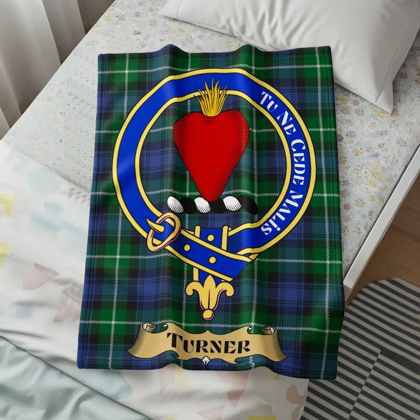 Turner Tune Ceide Mails Clan Crest Throw Blanket product type