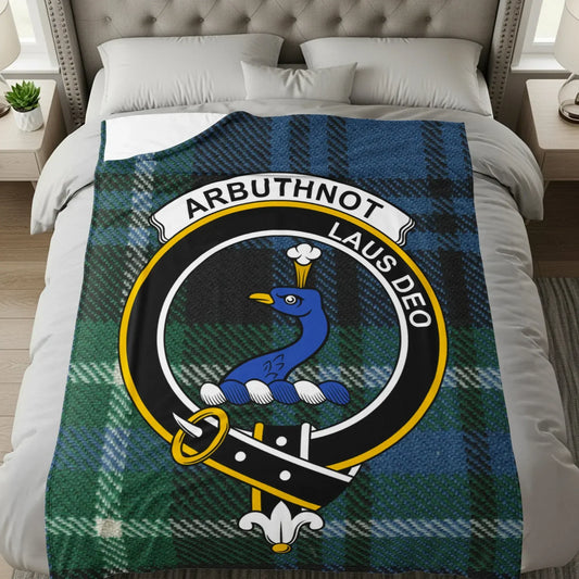 Arbuthnot Tartan Blanket Laus Deo Pattern product type