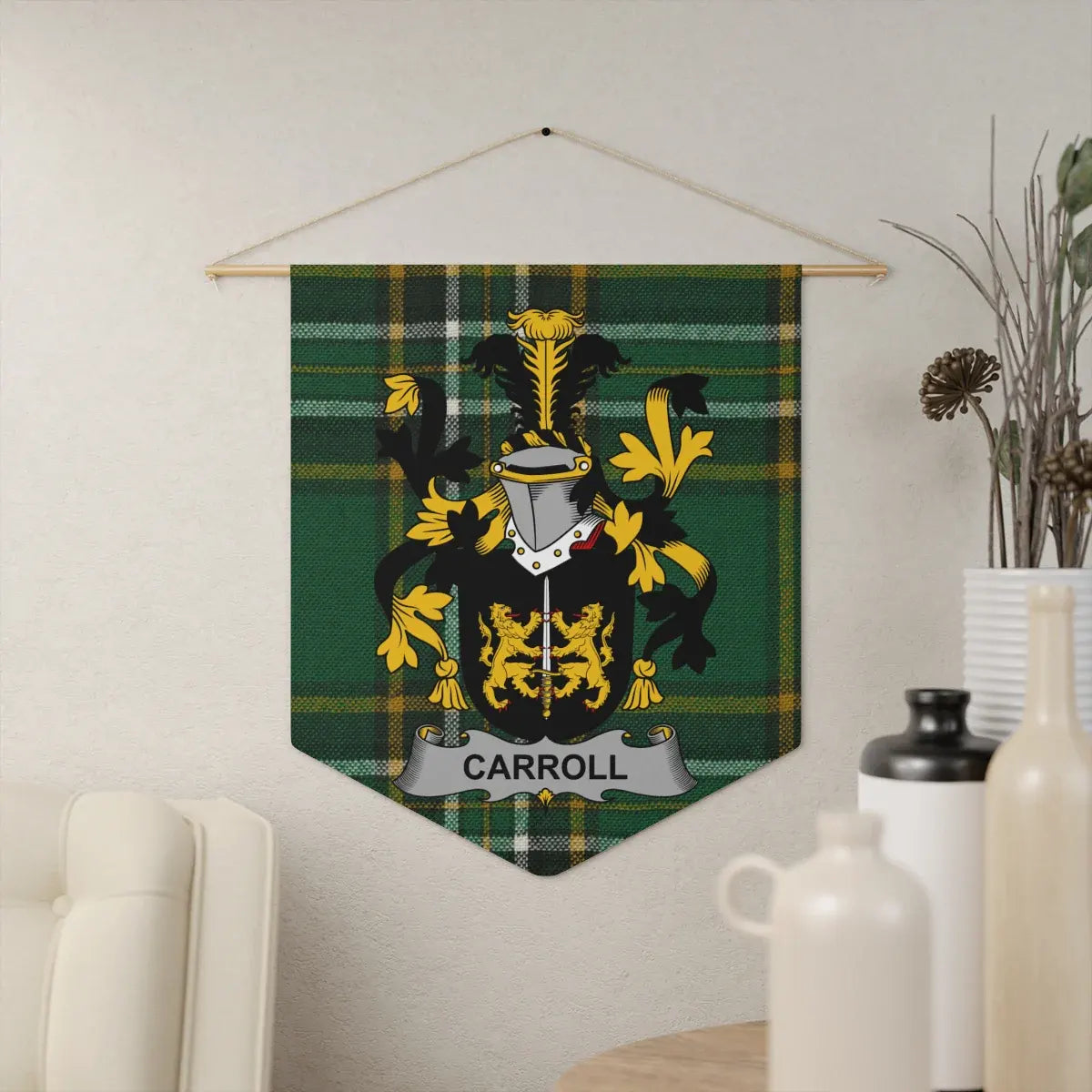 Carroll Family Crest Wall Hanging Décor product type