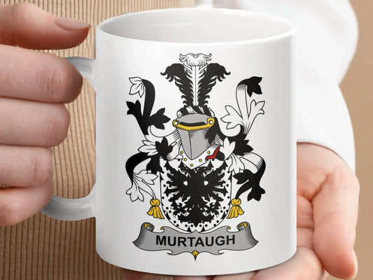 Murtaugh Coat of Arms Family Crest Mug - Celtic Ancestry Gifts