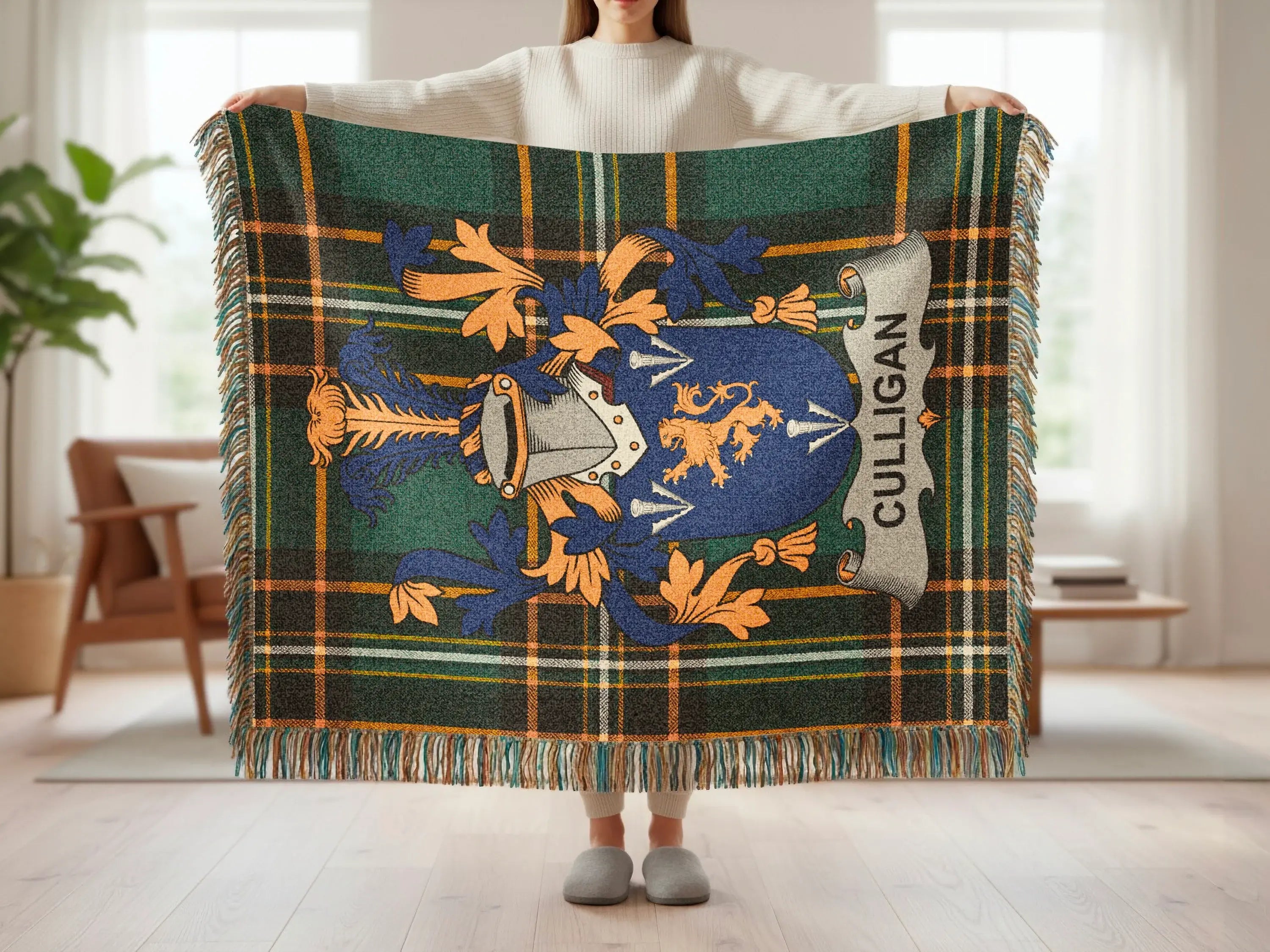 Culligan Family Crest Tartan Plaid Design product type