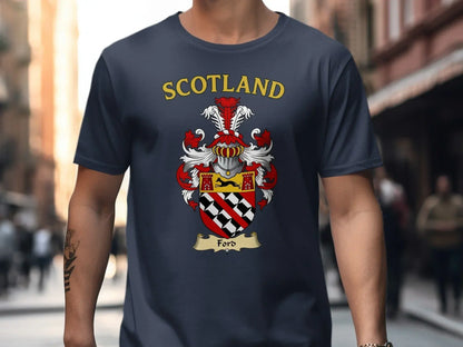 Scotland Family Crest Coat of Arms T-shirt product type
