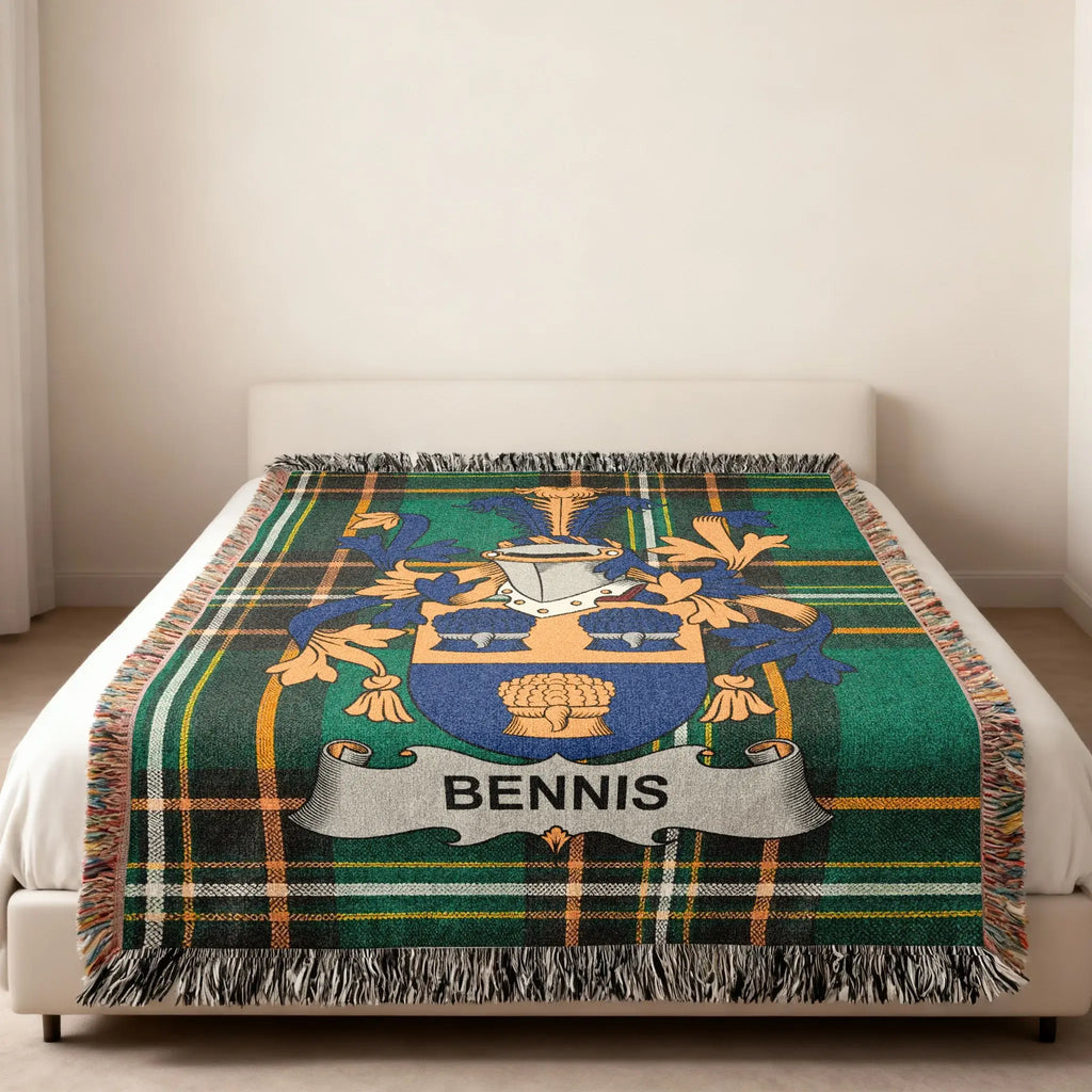 Bennis Family Crest Plaid Blanket Home Decor product type