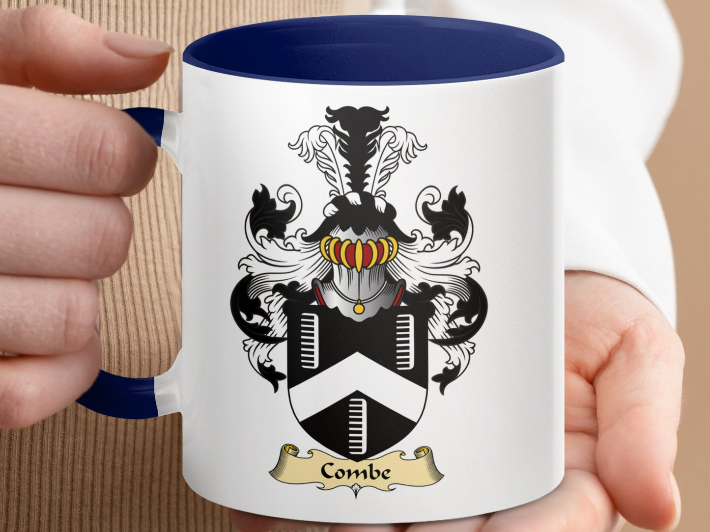 Clan Combe Scottish Clan Accent Coffee Mug - Living Stone Gifts