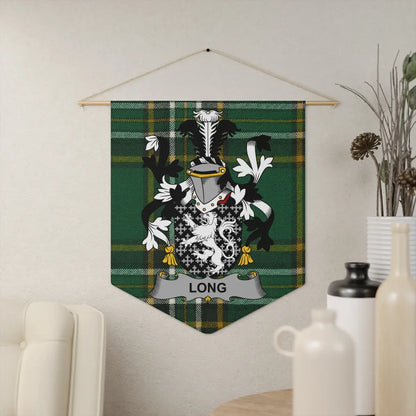 Long Tartan Plaid Pattern Wall Hanging Banner product type