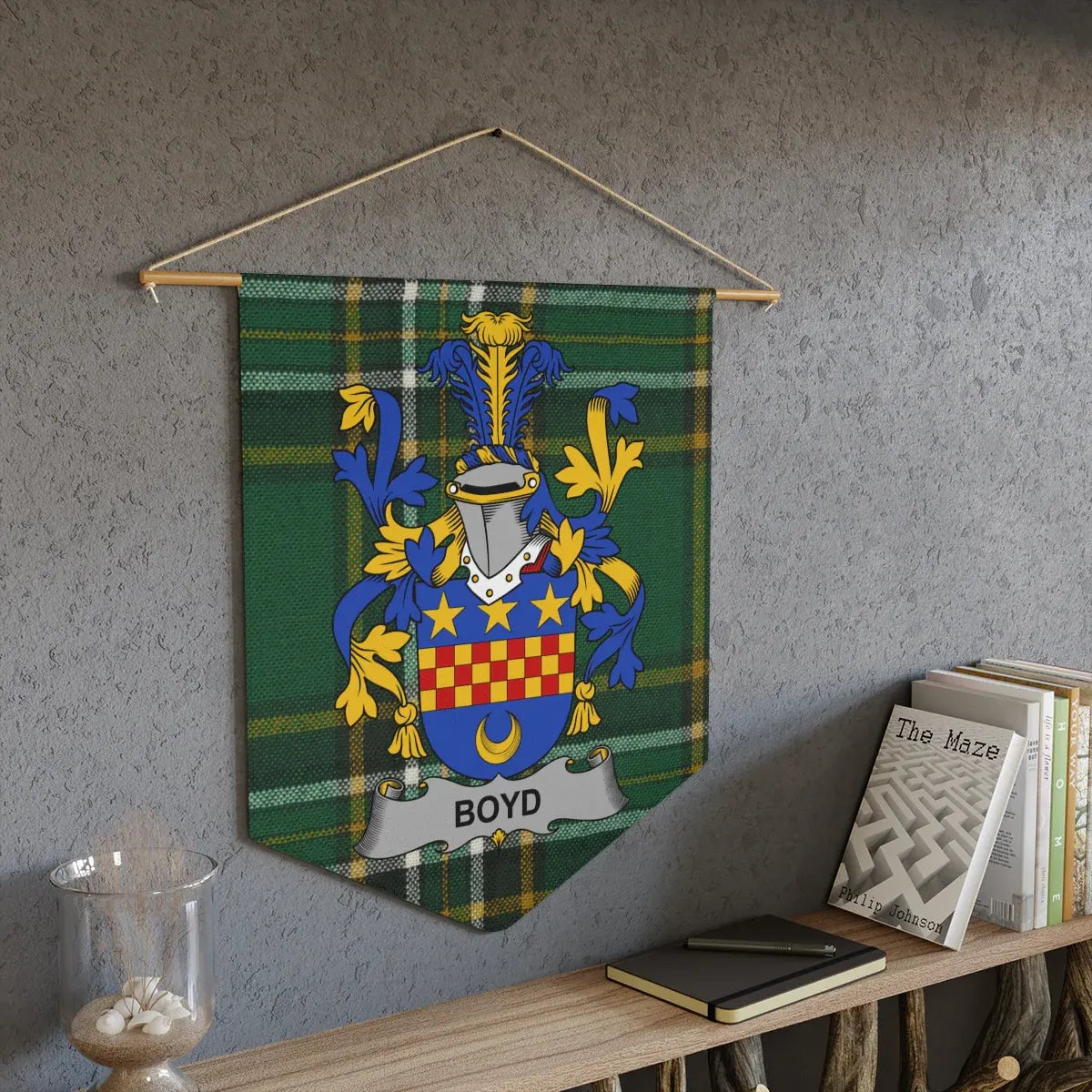 Family Crest Wall Hanging Knight Design Product