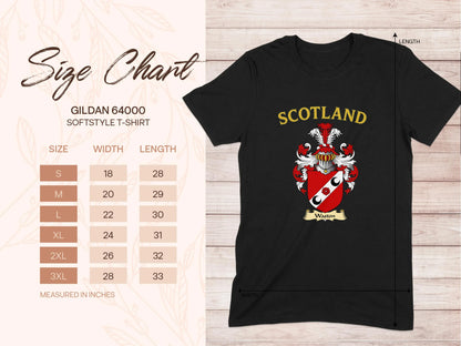 Scotland Family Crest Graphic T-Shirt product type