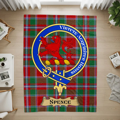 Virtute Acquiritur Honos Spence Clan Tartan Rug product