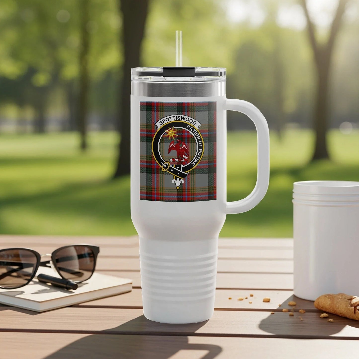 Spottiswoode Clan Crest Travel Tumbler product