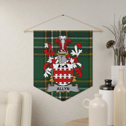 Custom Family Crest Wall Hanging Banner product