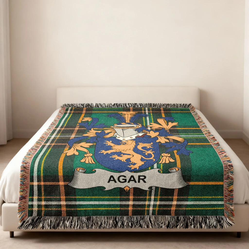 Agar Family Crest Tartan Plaid Blanket product type