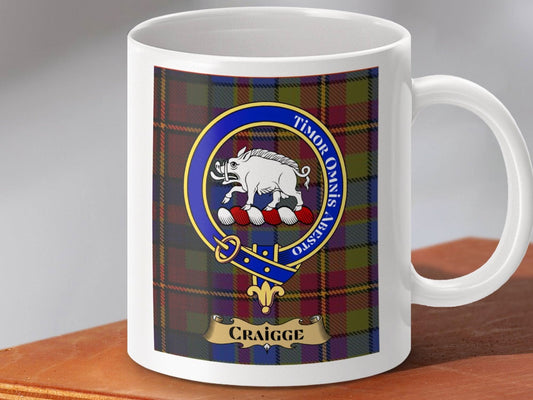 Timor Omnis Abesto Craigge Clan Coffee Mug product