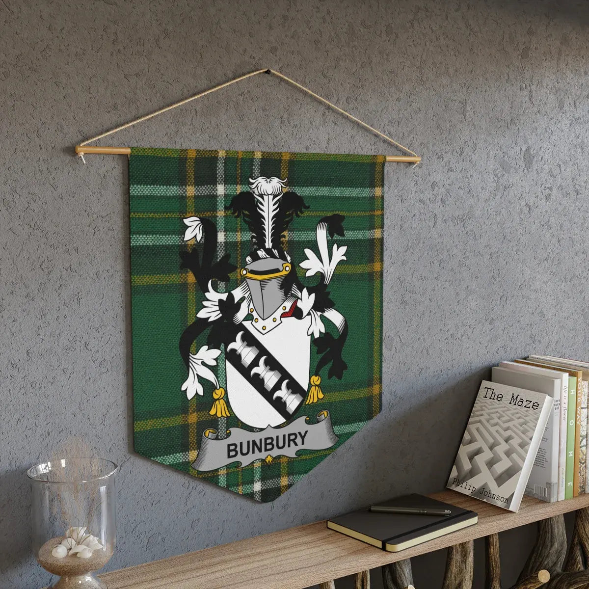 Heraldic Family Crest Wall Hanging Tapestry product