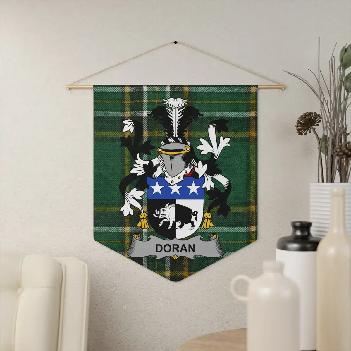 Doran Family Crest Emblem Banner Wall Decor product