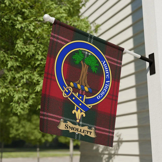 Smollett Family Crest Garden Flag product