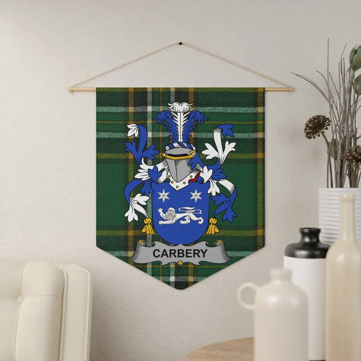 Custom Carbery Family Crest Wall Hanging product