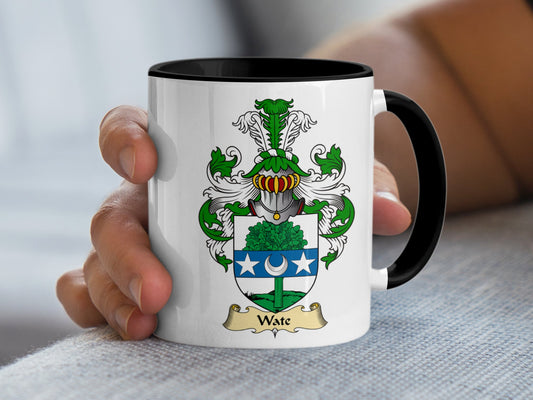 Wate Scottish Coat of Arms Mug - Living Stone Gifts