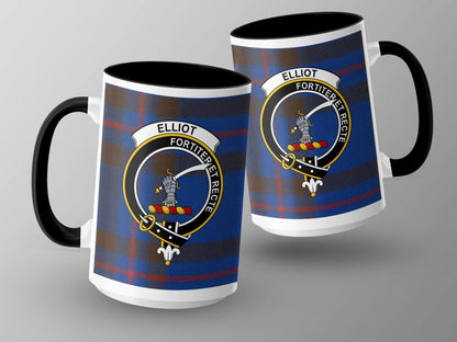 Traditional Scottish Heritage Clan Crest Plaid Mug - Living Stone Gifts