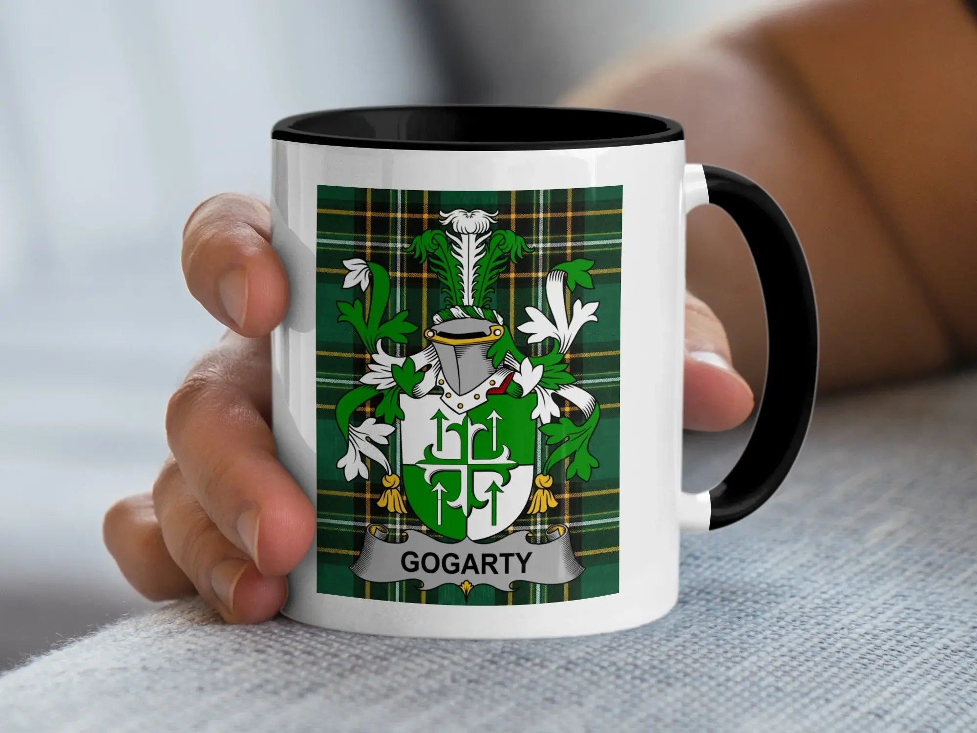 Gogarty Irish National Tartan ceramic accent mug