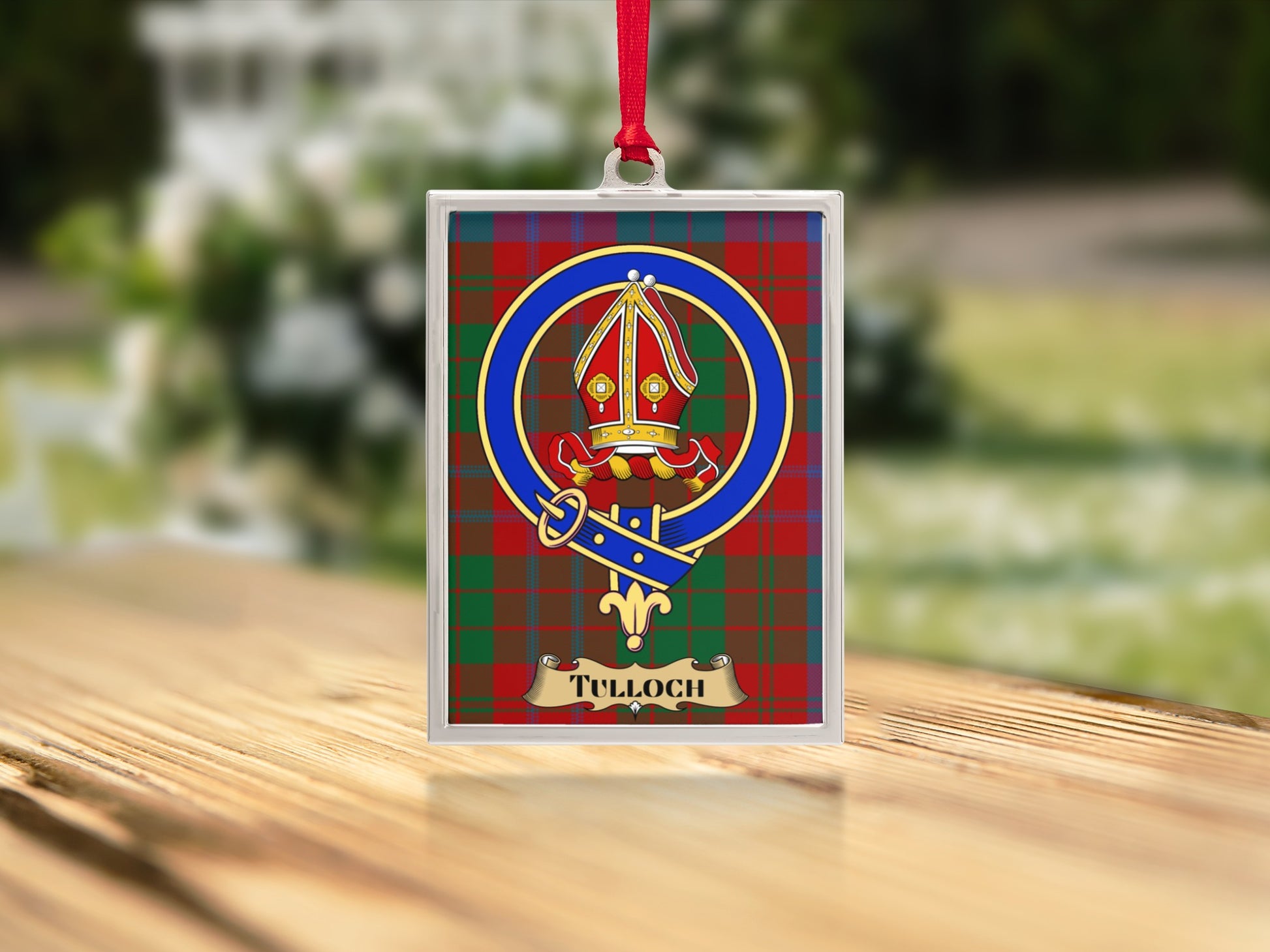 Vibrant Scottish Clan Crest Ornament for Your Home product type