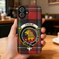 Fairlie Tartan Clan Crest Paratus Sum Phone Case