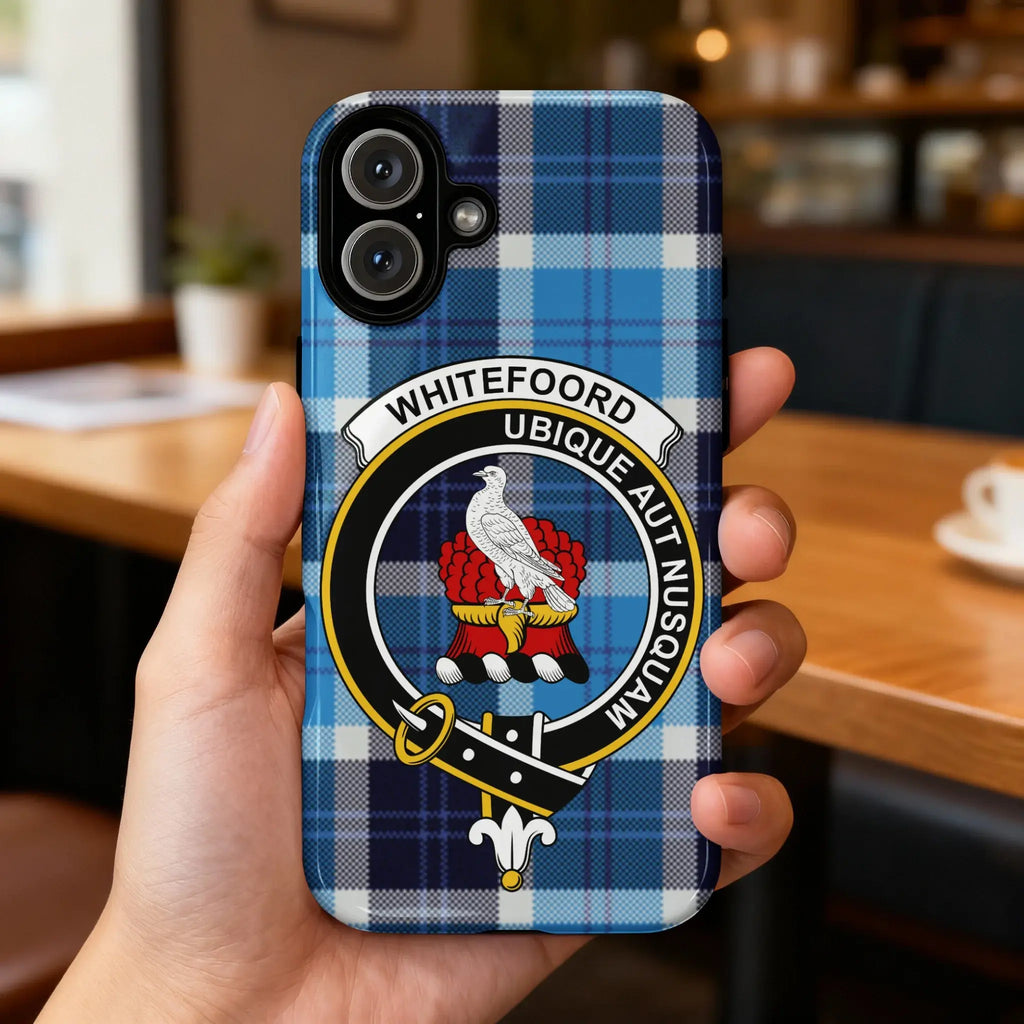 Whitefoord Ubique Aut Nusquam Tartan Phone Case