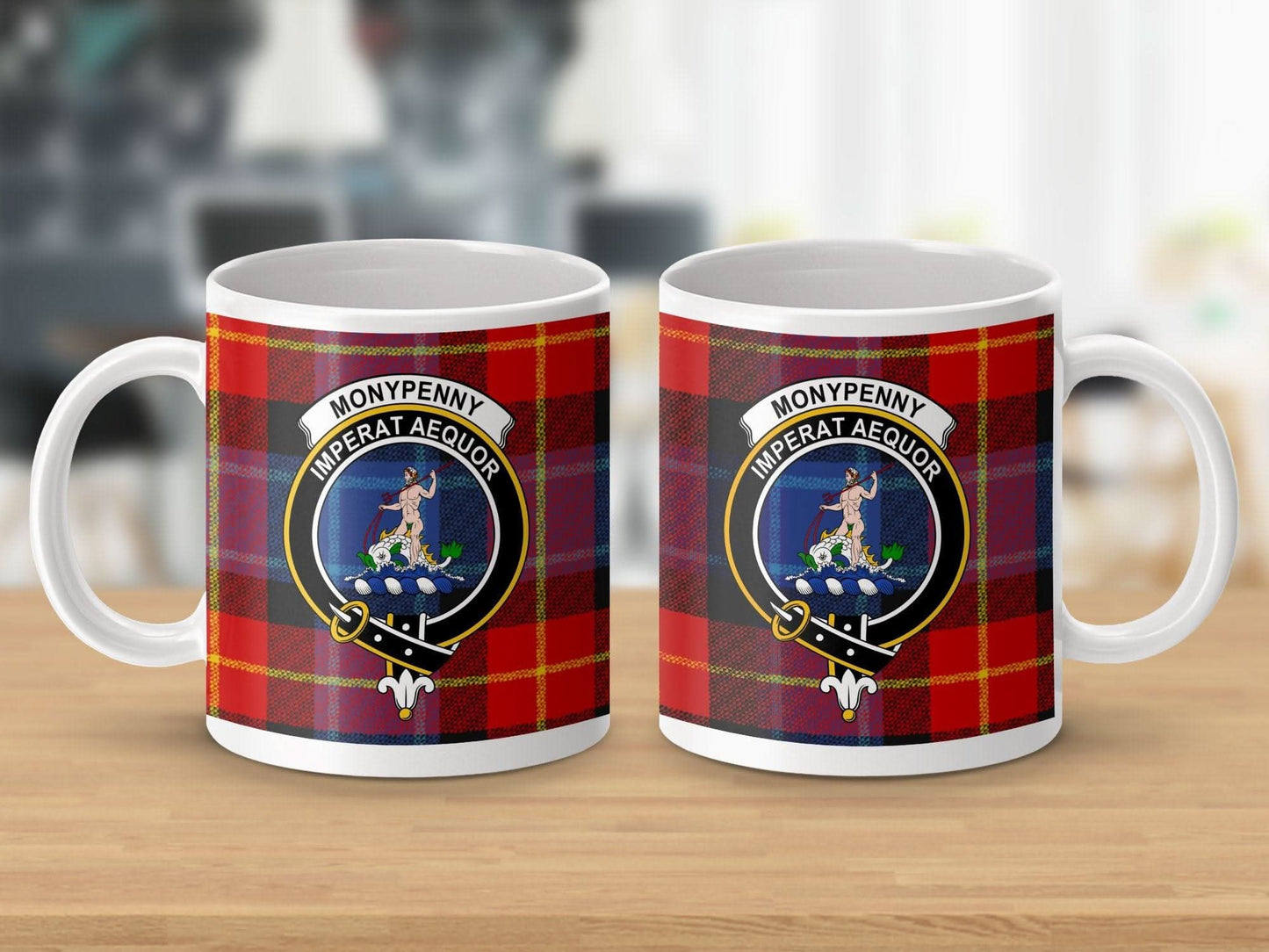 Moneypenny Imperat Aequor Checkered Mug product