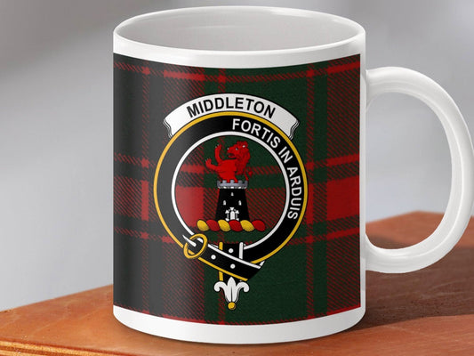Middleton Fortis in Arduis Tartan Design Mug product type