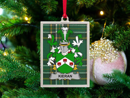 Kieran Family Crest Ornament Christmas Tree Product
