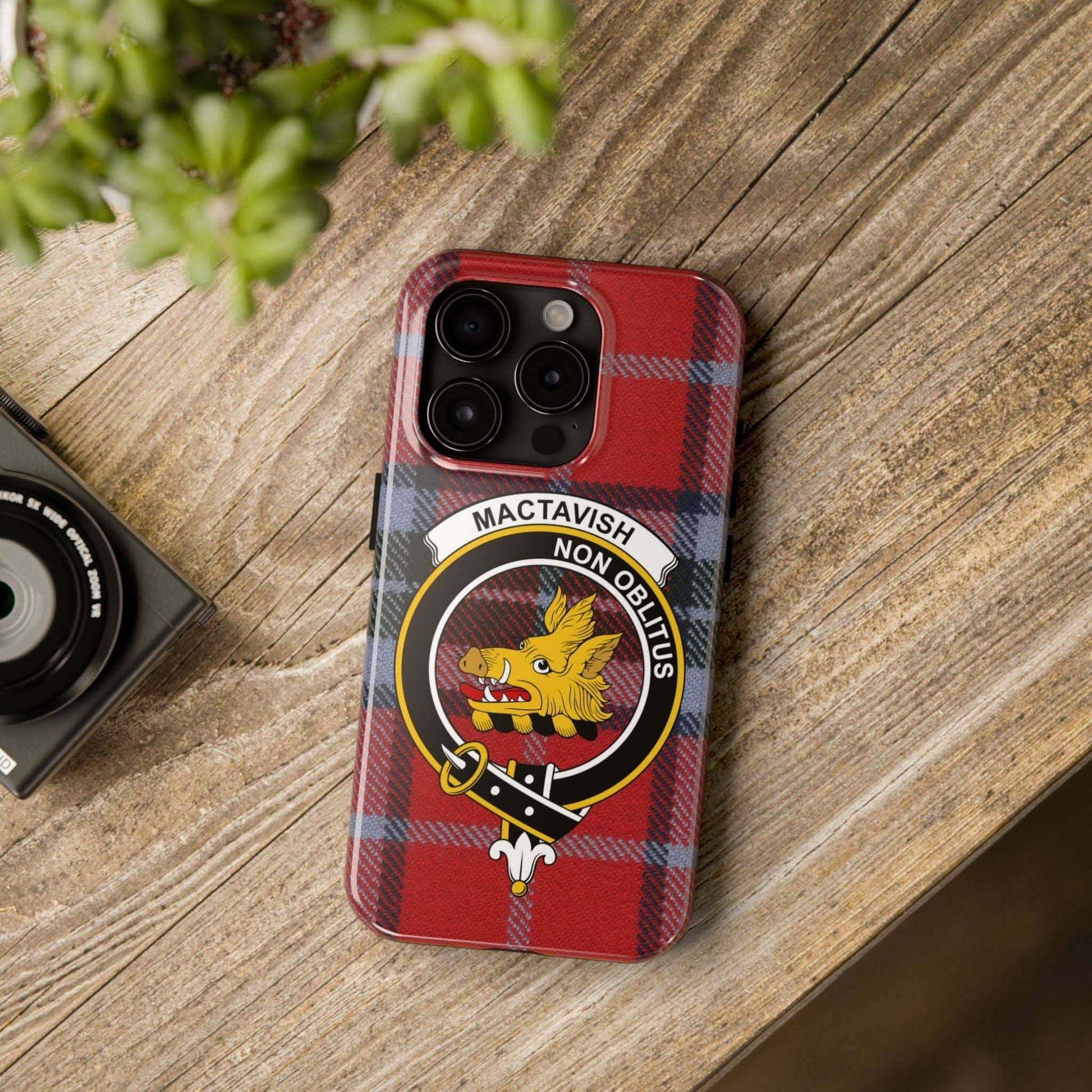 MacTavish Clan Scottish Tartan Cell Phone Case - Celtic Ancestry Gifts