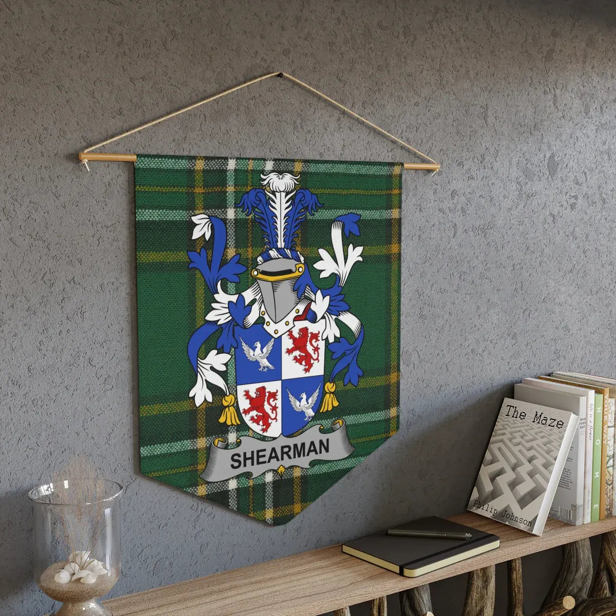 Custom Family Crest Banner for Home Decor product