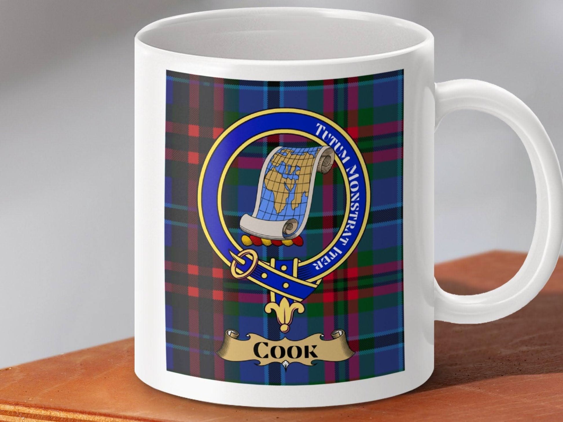 Clan Cook Crest Emblem Family Heritage Novelty Mug product