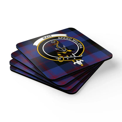 Spero Meliora Clan Crest Tartan Design Coasters product