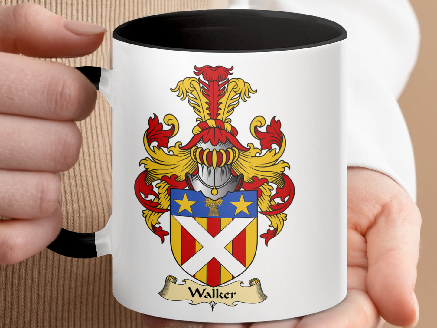 Clan Walker Scottish Coat of Arms Mug - Living Stone Gifts