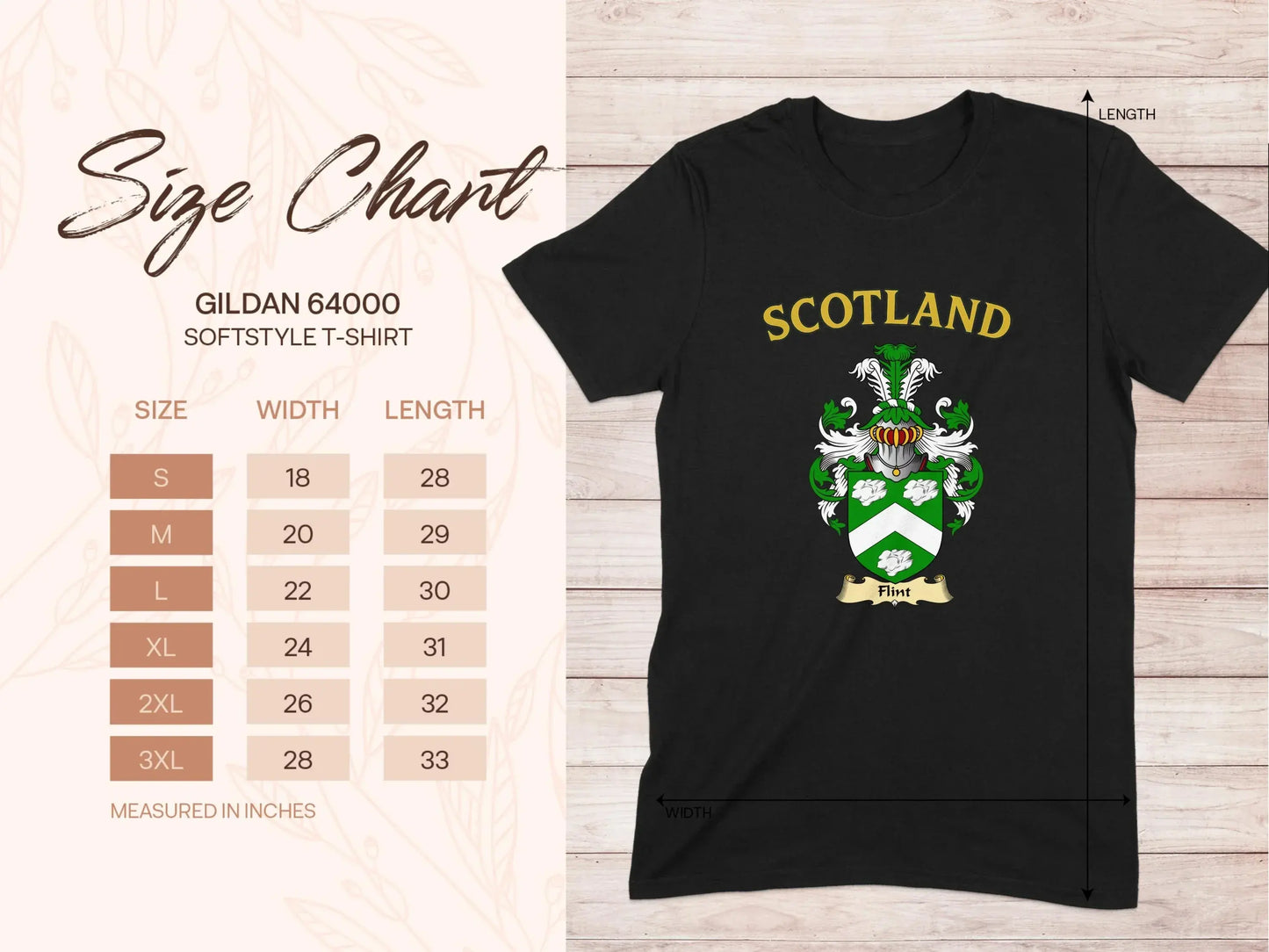 Scotland Crest Graphic T-Shirt Softstyle T-Shirt product type