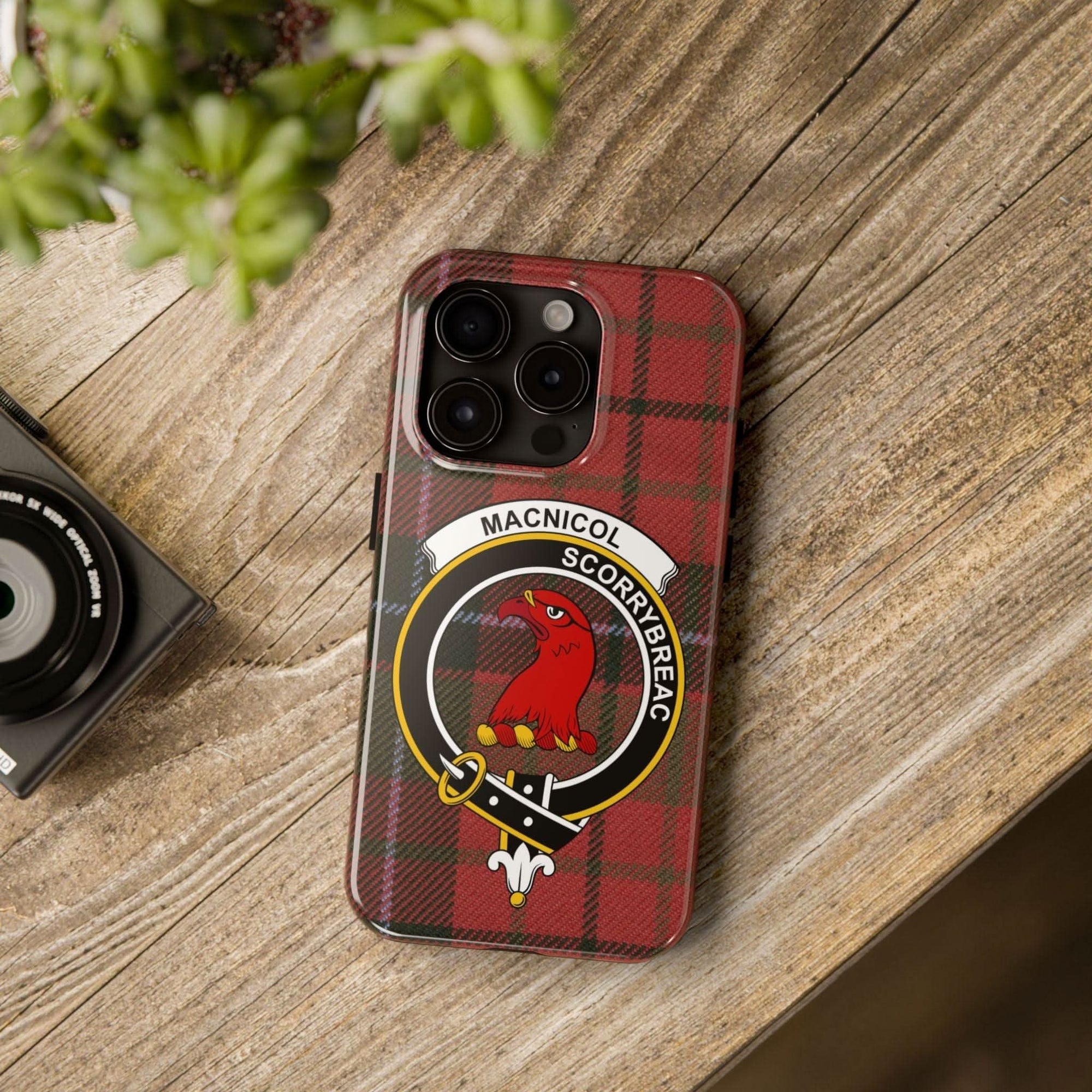MacNicol Clan Scottish Tartan Cell Phone Case - Celtic Ancestry Gifts