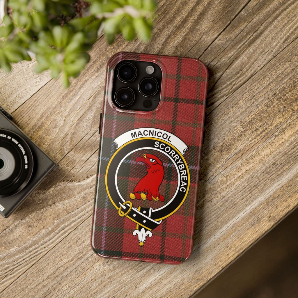 MacNicol Clan Scottish Tartan Cell Phone Case - Celtic Ancestry Gifts