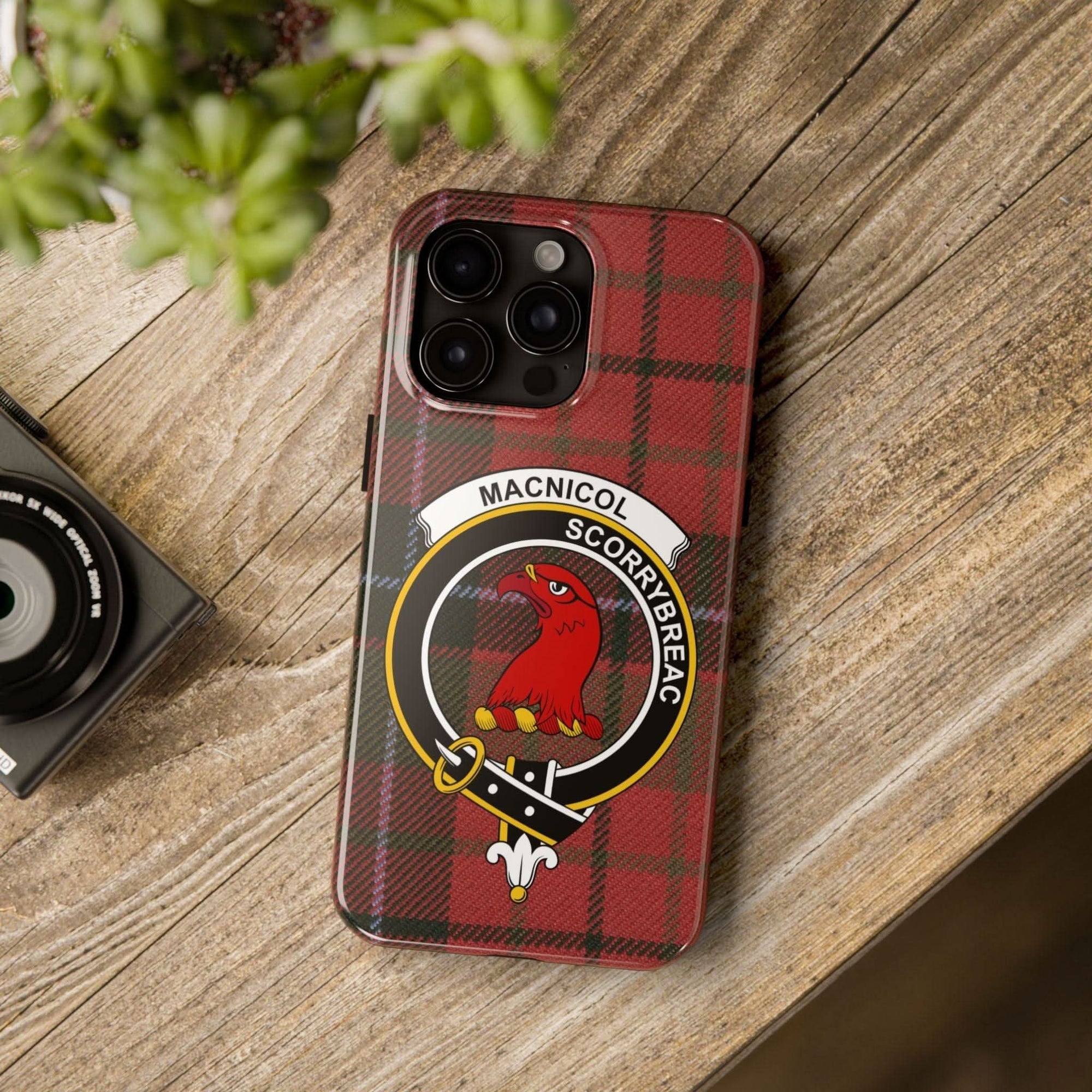MacNicol Clan Scottish Tartan Cell Phone Case - Celtic Ancestry Gifts