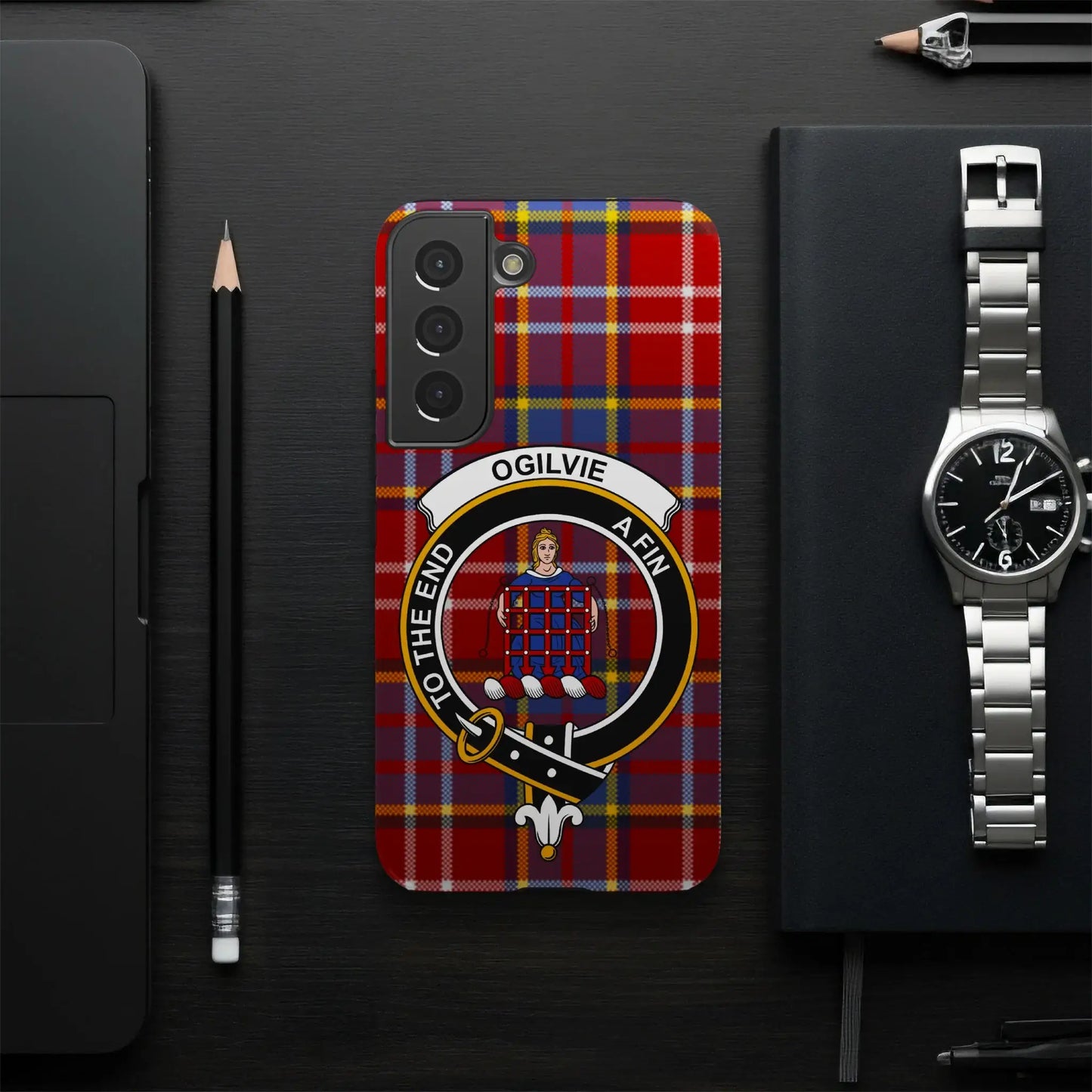 Ogilvie A Fin To The End Tartan Phone Case
